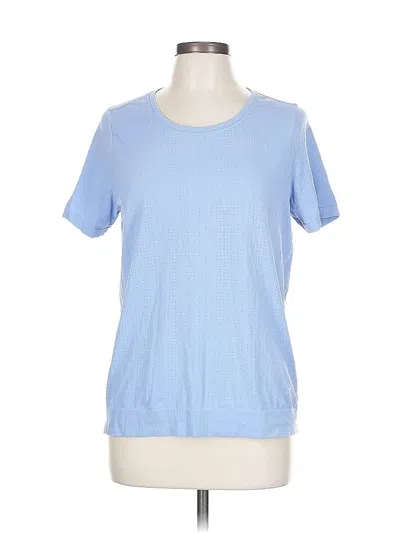 Pre-owned Athleta Short Sleeve T-shirt In Blue