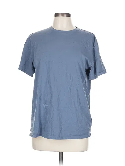 Pre-owned Athleta Short Sleeve T-shirt In Blue