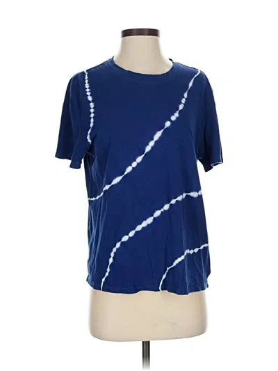 Pre-owned Athleta Short Sleeve T-shirt In Blue