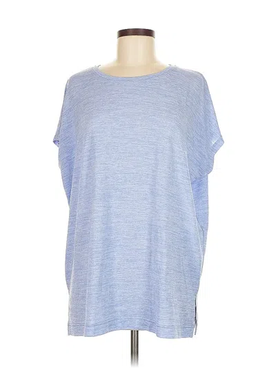 Pre-owned Athleta Short Sleeve T-shirt In Blue