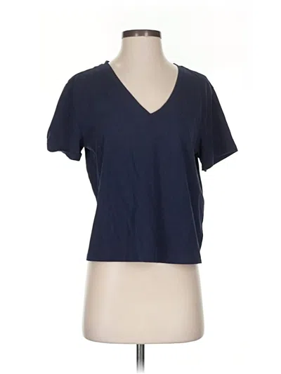 Pre-owned Athleta Short Sleeve T-shirt In Blue