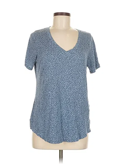 Pre-owned Athleta Short Sleeve T-shirt In Blue