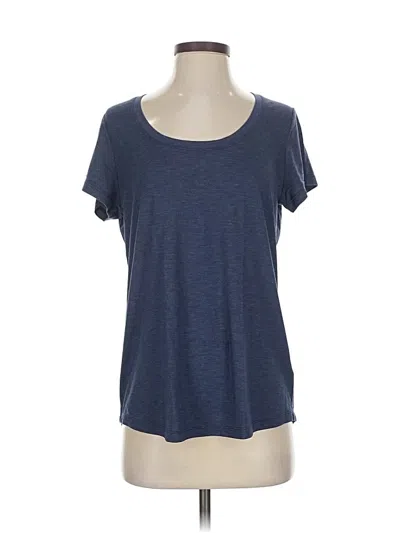 Pre-owned Athleta Short Sleeve T-shirt In Blue