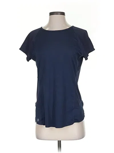 Pre-owned Athleta Short Sleeve T-shirt In Blue