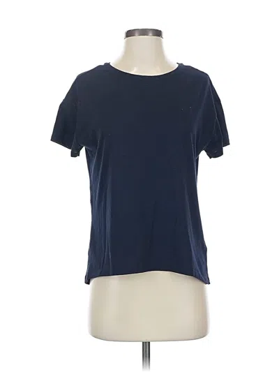 Pre-owned Athleta Short Sleeve T-shirt In Blue