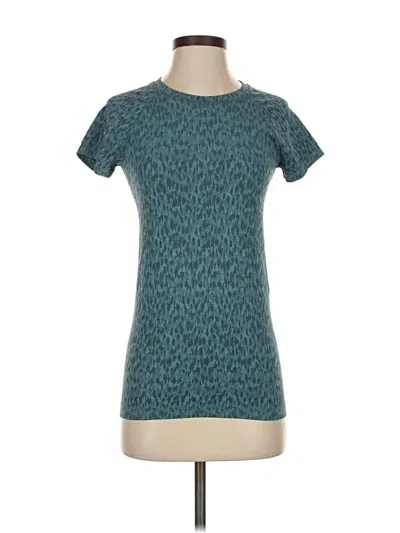 Pre-owned Athleta Short Sleeve T-shirt In Blue