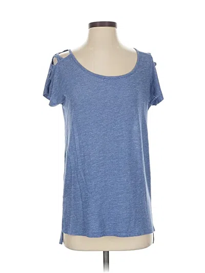 Pre-owned Athleta Short Sleeve T-shirt In Blue