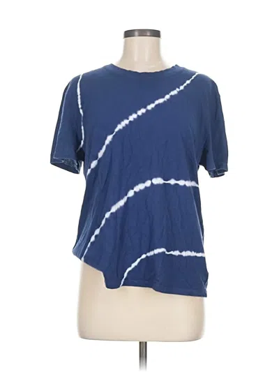 Pre-owned Athleta Short Sleeve T-shirt In Blue