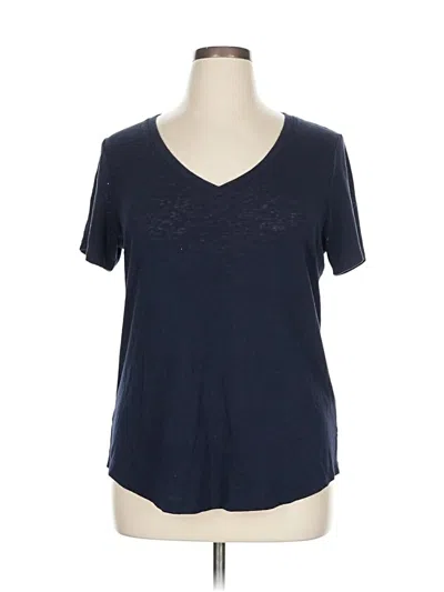 Pre-owned Athleta Short Sleeve T-shirt In Blue