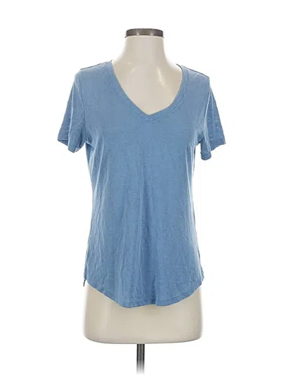Pre-owned Athleta Short Sleeve T-shirt In Blue