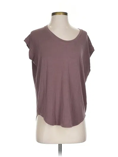 Pre-owned Athleta Short Sleeve T-shirt In Brown