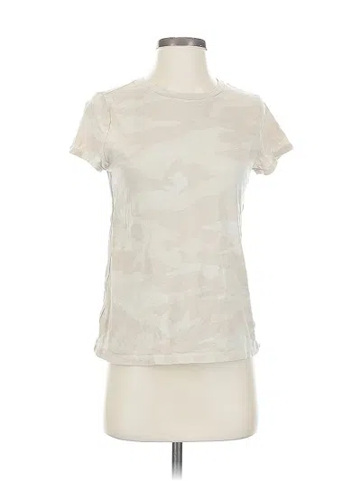 Pre-owned Athleta Short Sleeve T-shirt In Brown