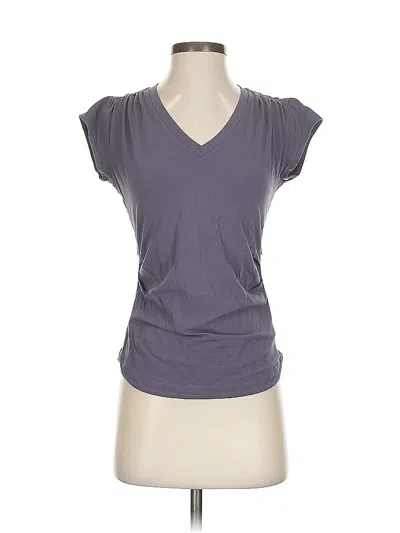 Pre-owned Athleta Short Sleeve T-shirt In Gray