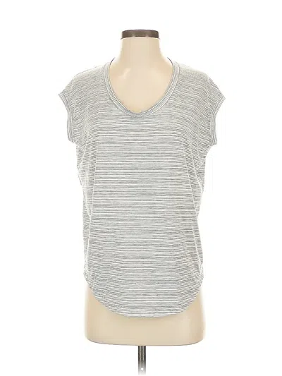 Pre-owned Athleta Short Sleeve T-shirt In Gray