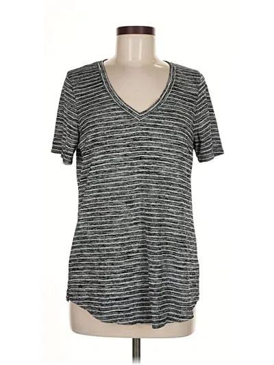 Pre-owned Athleta Short Sleeve T-shirt In Gray