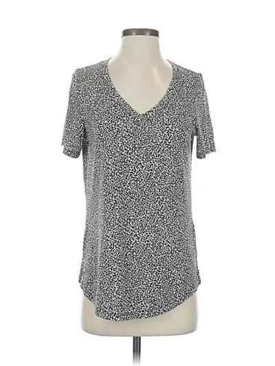 Pre-owned Athleta Short Sleeve T-shirt In Gray