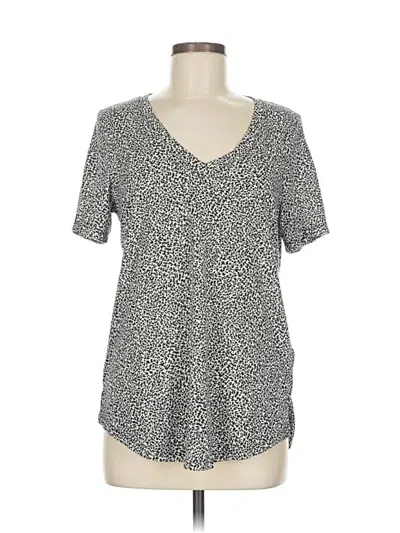 Pre-owned Athleta Short Sleeve T-shirt In Gray