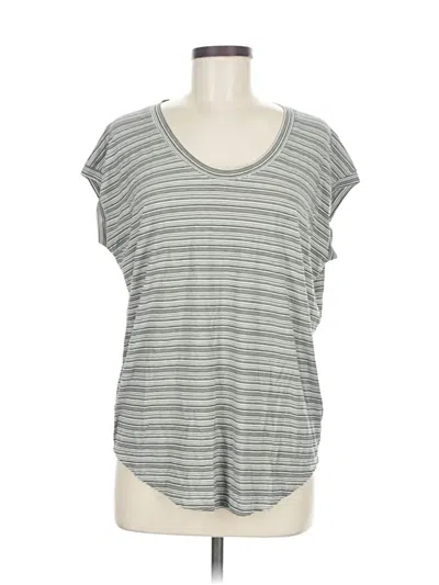 Pre-owned Athleta Short Sleeve T-shirt In Gray