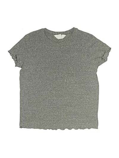 Pre-owned Athleta Kids' Short Sleeve T-shirt In Gray