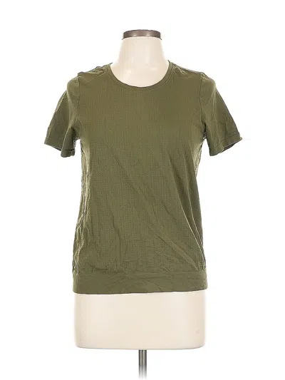 Pre-owned Athleta Short Sleeve T-shirt In Green