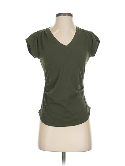 Pre-owned Athleta Short Sleeve T-shirt In Green