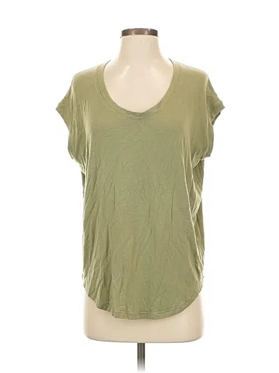 Pre-owned Athleta Short Sleeve T-shirt In Green