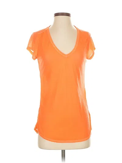 Pre-owned Athleta Short Sleeve T-shirt In Orange