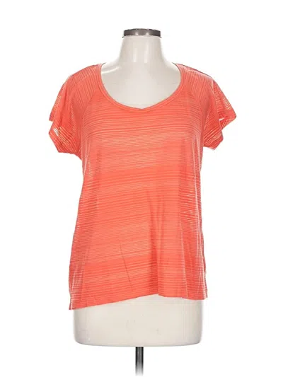 Pre-owned Athleta Short Sleeve T-shirt In Orange
