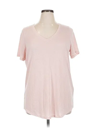 Pre-owned Athleta Short Sleeve T-shirt In Pink