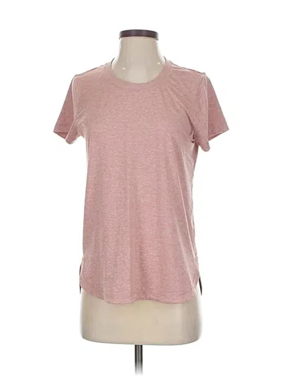 Pre-owned Athleta Short Sleeve T-shirt In Pink