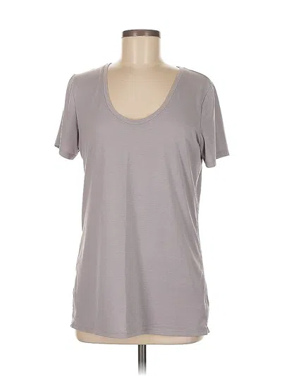 Pre-owned Athleta Short Sleeve T-shirt In Purple