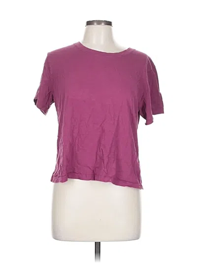 Pre-owned Athleta Short Sleeve T-shirt In Purple