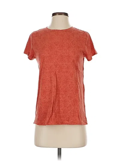 Pre-owned Athleta Short Sleeve T-shirt In Red