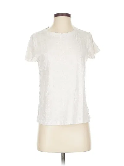 Pre-owned Athleta Short Sleeve T-shirt In Silver