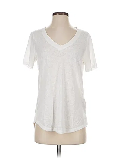 Pre-owned Athleta Short Sleeve T-shirt In Silver