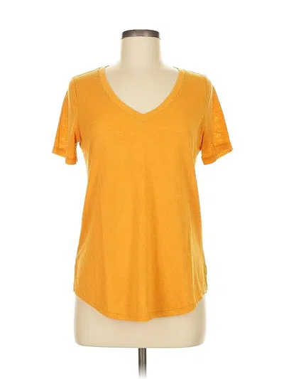 Pre-owned Athleta Short Sleeve T-shirt In Yellow