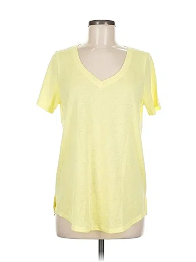 Pre-owned Athleta Short Sleeve T-shirt In Yellow