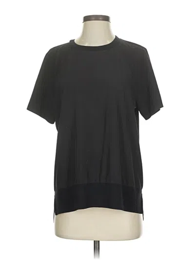 Pre-owned Athleta Short Sleeve T-shirt In Black