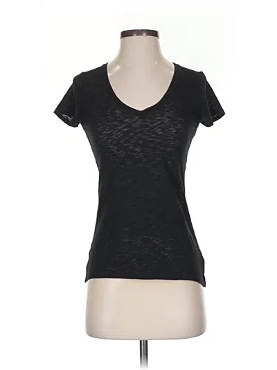 Pre-owned Athleta Short Sleeve T-shirt In Black