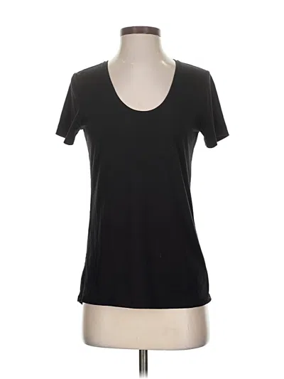 Pre-owned Athleta Short Sleeve T-shirt In Black