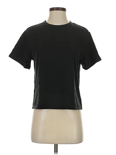 Pre-owned Athleta Short Sleeve T-shirt In Black