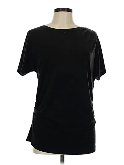 Pre-owned Athleta Short Sleeve T-shirt In Black