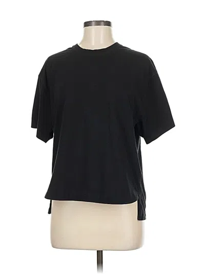 Pre-owned Athleta Short Sleeve T-shirt In Black
