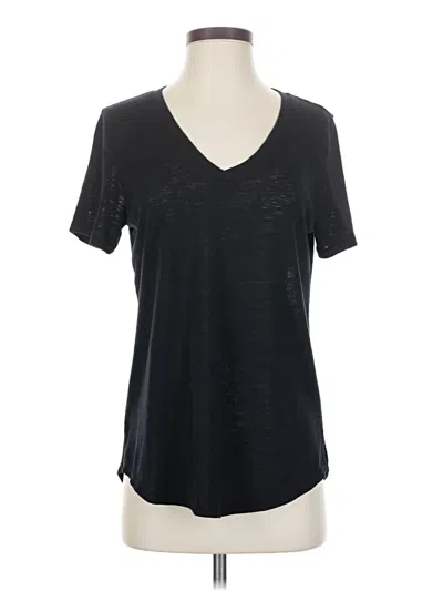 Pre-owned Athleta Short Sleeve T-shirt In Black