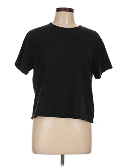 Pre-owned Athleta Short Sleeve T-shirt In Black