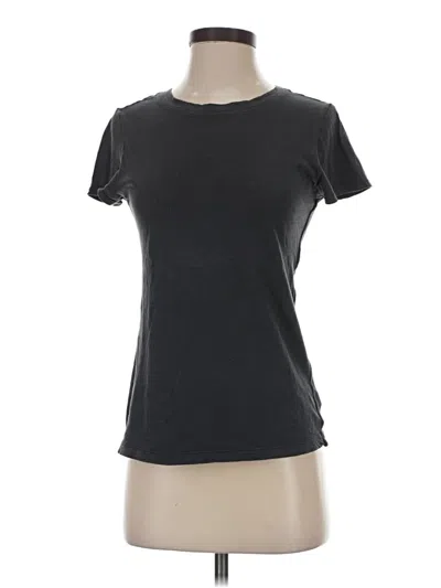 Pre-owned Athleta Short Sleeve T-shirt In Black