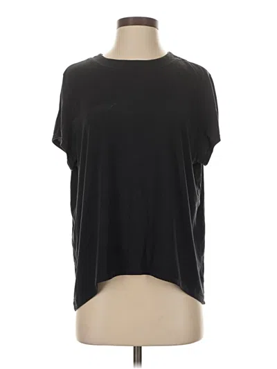 Pre-owned Athleta Short Sleeve T-shirt In Black