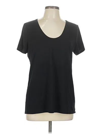 Pre-owned Athleta Short Sleeve T-shirt In Black