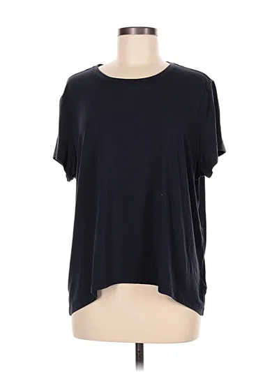 Pre-owned Athleta Short Sleeve T-shirt In Black