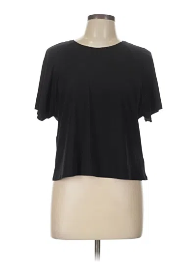 Pre-owned Athleta Short Sleeve T-shirt In Black